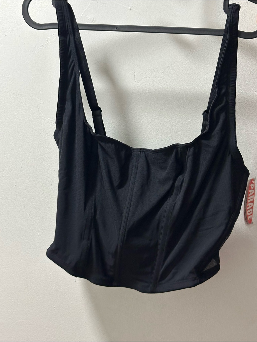 Everyday Black Tank Bra with Light Sculpting Support